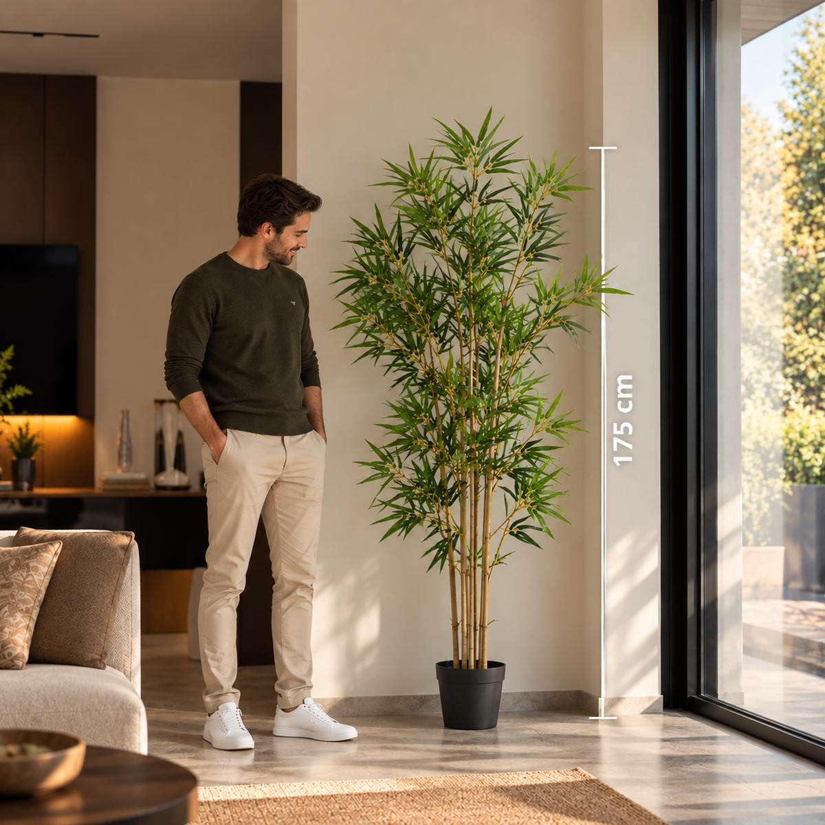 Arbre en Bambou Artificiel 175cm
