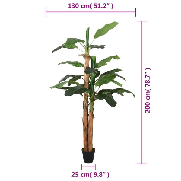 Bananier artificiel 22 feuilles 200cm