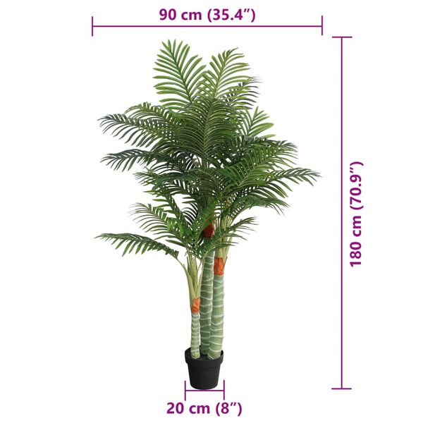 Palmier artificiel 3 troncs 180cm