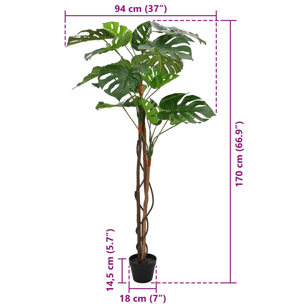 Plante Monstera artificielle 170cm
